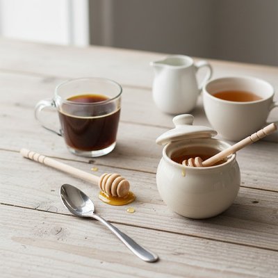 Cuillère à miel en bois | Naturelle - {{ merveilleux cake {{ moule à cake } {{ casserole }} {{ product_cake }} {{ merveilleux cake}}