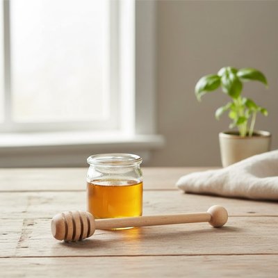 Cuillère à miel en bois d'olivier | Artisanale - {{ merveilleux cake {{ moule à cake } {{ casserole }} {{ product_cake }} {{ merveilleux cake}}