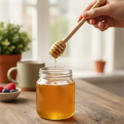 Cuillère à miel en bois d'olivier | Artisanale - {{ merveilleux cake {{ moule à cake } {{ casserole }} {{ product_cake }} {{ merveilleux cake}}