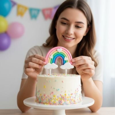 Décoration gâteau | Féerique - {{ merveilleux cake {{ moule à cake } {{ casserole }} {{ product_cake }} {{ merveilleux cake}}