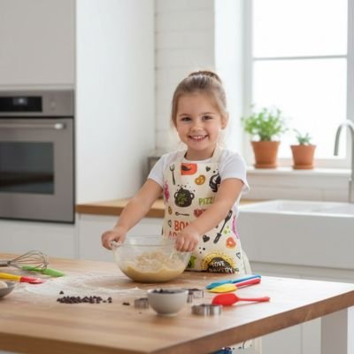 Tablier de cuisine enfant | ColorChef Junior - {{ merveilleux cake {{ moule à cake } {{ casserole }} {{ product_cake }} {{ merveilleux cake}}
