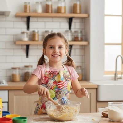 Tablier de cuisine enfant | Ajustable & Coloré - {{ merveilleux cake {{ moule à cake } {{ casserole }} {{ product_cake }} {{ merveilleux cake}}