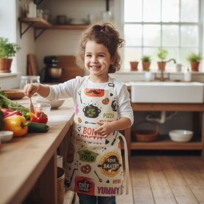 Tablier de cuisine enfant | ColorChef Junior - {{ merveilleux cake {{ moule à cake } {{ casserole }} {{ product_cake }} {{ merveilleux cake}}
