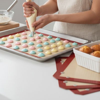 Tapis de cuisson réutilisable | Éco-Chef - {{ merveilleux cake {{ moule à cake } {{ casserole }} {{ product_cake }} {{ merveilleux cake}}