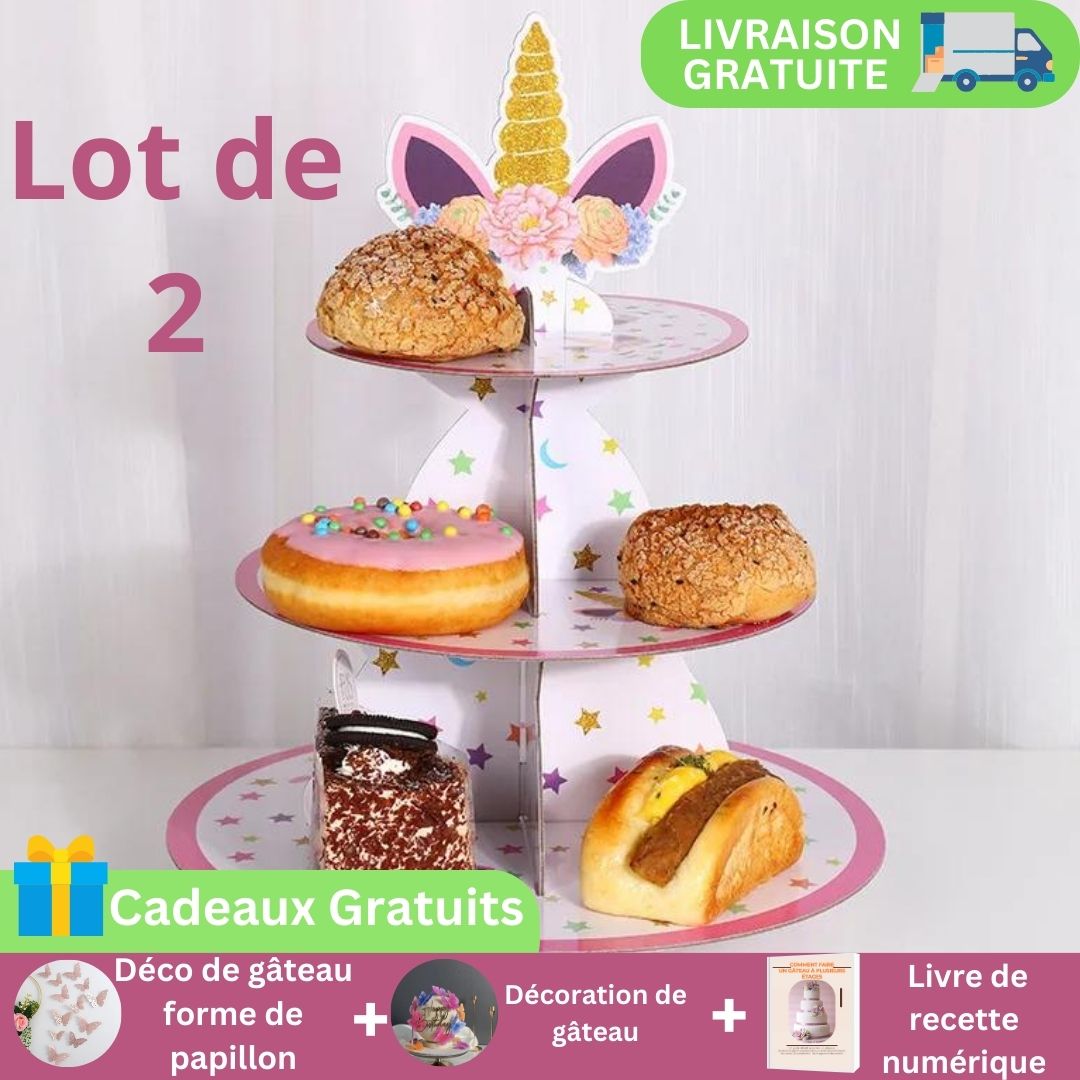 Support à cupcakes licorne - {{ merveilleux cake {{ moule à cake } {{ casserole }} {{ product_cake }}